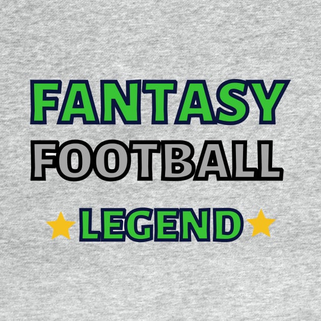 FANTASY FOOTBALL LEGEND by contact@bluegoatco.com